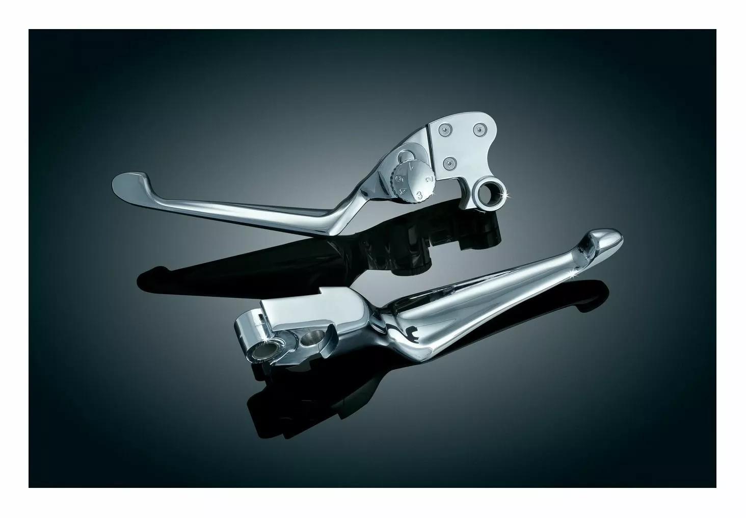 Kuryakyn Boss Blades Brake And Adjustable Clutch Lever For Harley