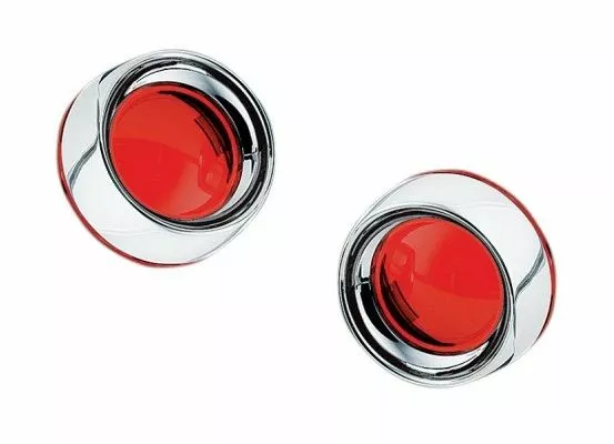 Kuryakyn Deuce Turn Signal Deep Dish Bezel For Harley 2000-2022 - Image 5