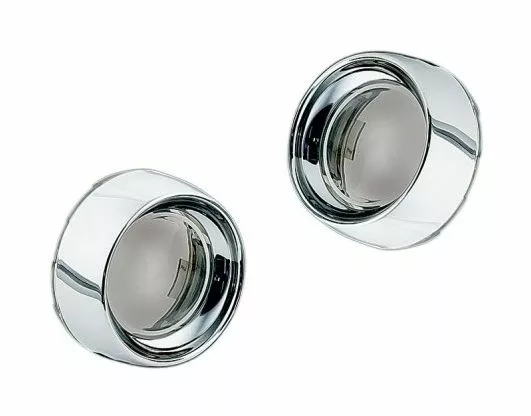 Kuryakyn Deuce Turn Signal Deep Dish Bezel For Harley 2000-2022 - Image 6