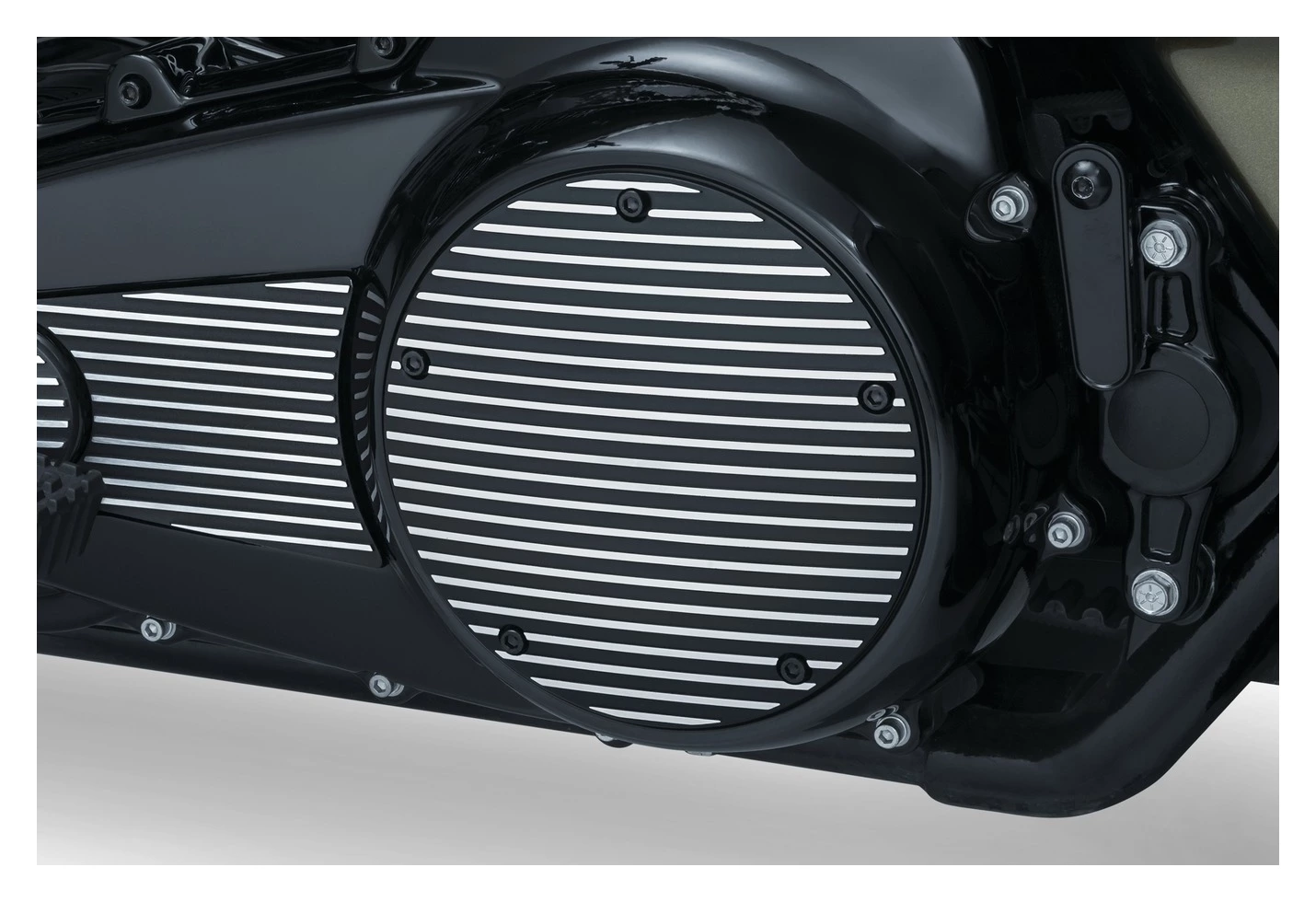 Kuryakyn Finned Derby Cover For Harley - Image 2