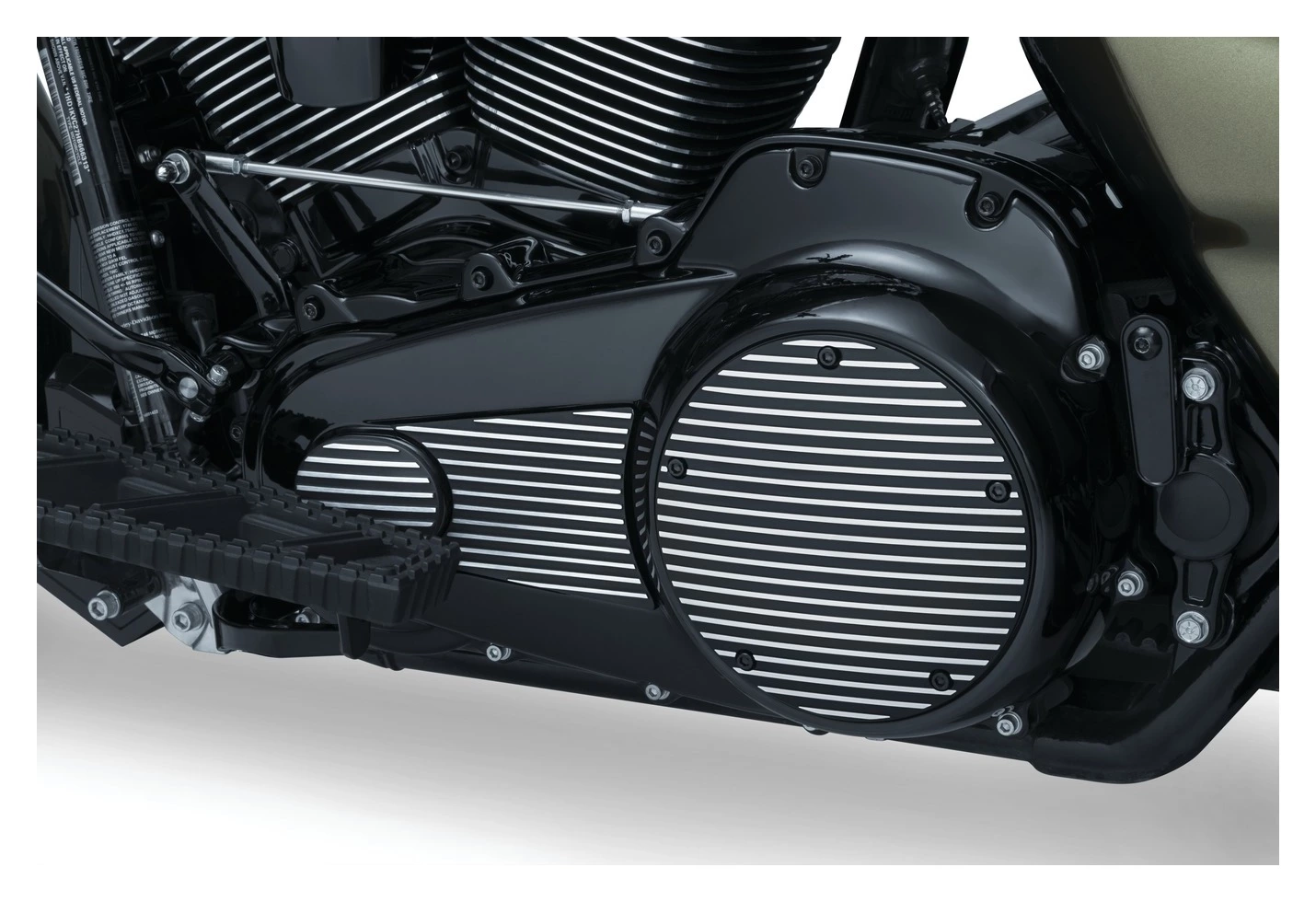 Kuryakyn Finned Derby Cover For Harley - Image 3