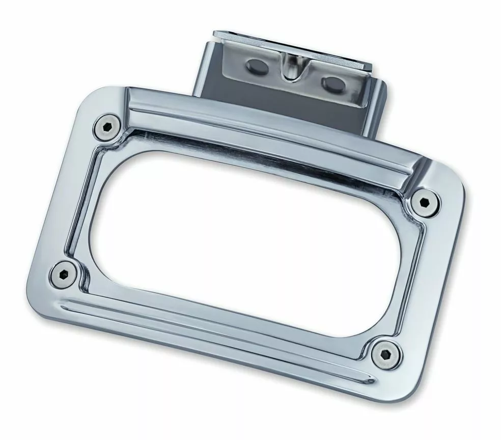 Kuryakyn LED Curved License Plate Frame With Mount For Indian 2014-2022 - Image 2