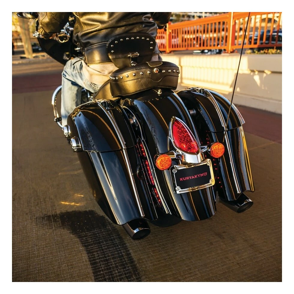 Kuryakyn LED Rear Fender Strip Lights For Indian Touring & Cruiser 2014-2022 - Image 4