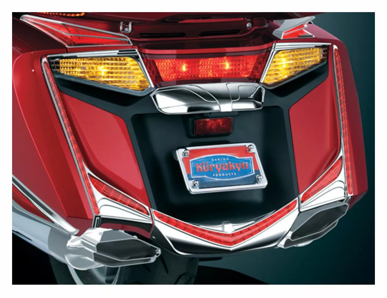 Kuryakyn LED Vertical Rear Light Strips For Honda GoldWing 2012-2015 - Image 4