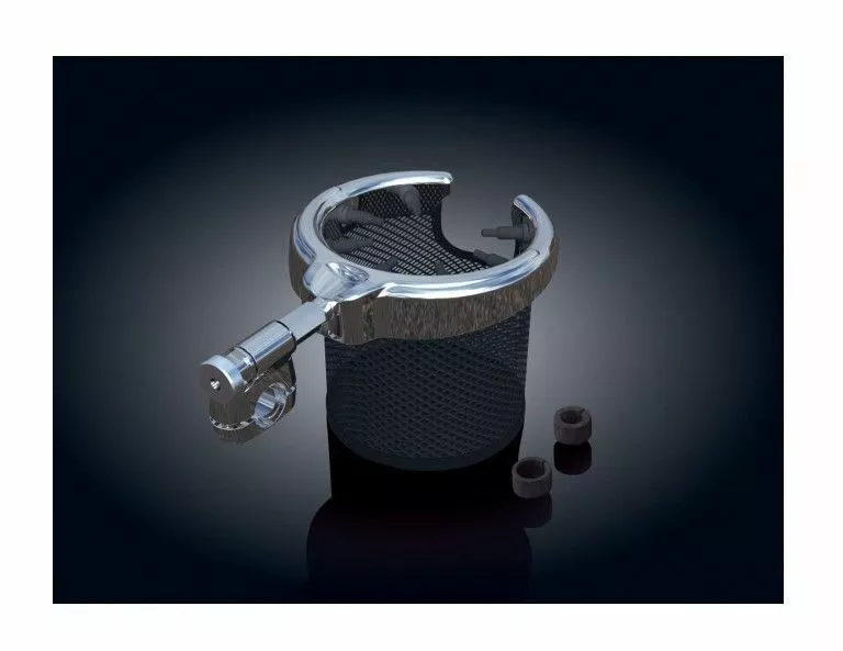 Kuryakyn Passenger Rail Drink Holder With Universal Basket [Open Box]