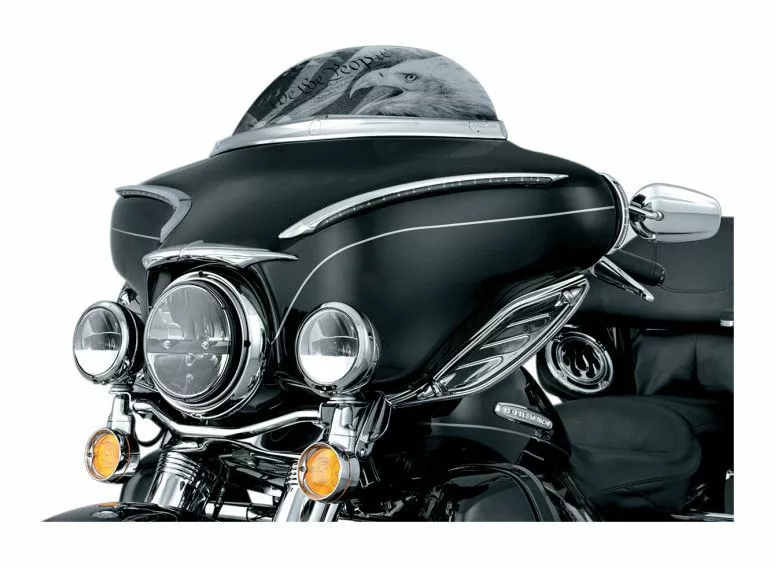 Kuryakyn Phase 7 LED 4.5" Passing Lamps For Harley