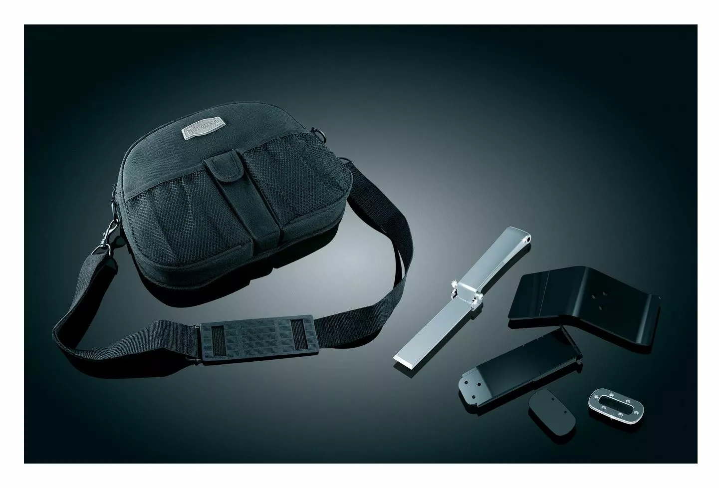 Kuryakyn Plug-N-Go Driver Backrest With Storage Pouch For Honda GoldWing 2001-2015 - Image 2