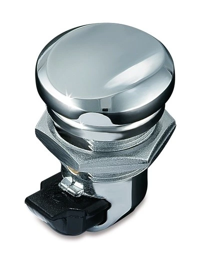 Kuryakyn Push Button Fuel Door Latch For Harley Touring 1992-2022 - Image 3