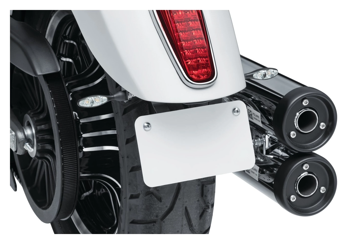 Kuryakyn Rear Turn Signal & License Plate Mount For Indian Scout 2015-2020 - Image 2