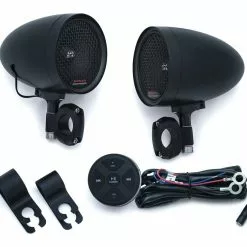 Kuryakyn Road Thunder Speaker Pods And Bluetooth Audio Controller by MTX