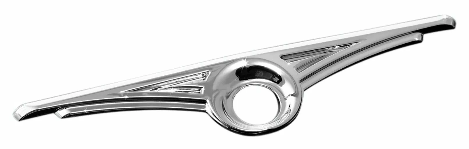 Kuryakyn Trunk Keyhole Trim For Honda GoldWing GL1800 2001-2015 Chrome [Previously Installed]
